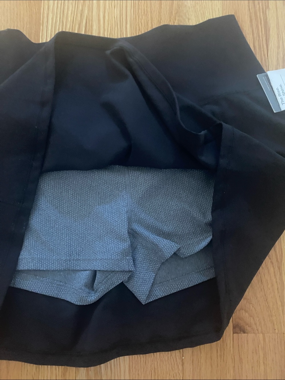 Vuori Volley Black Athletic Skirt Skort, S - Picture 3 of 6